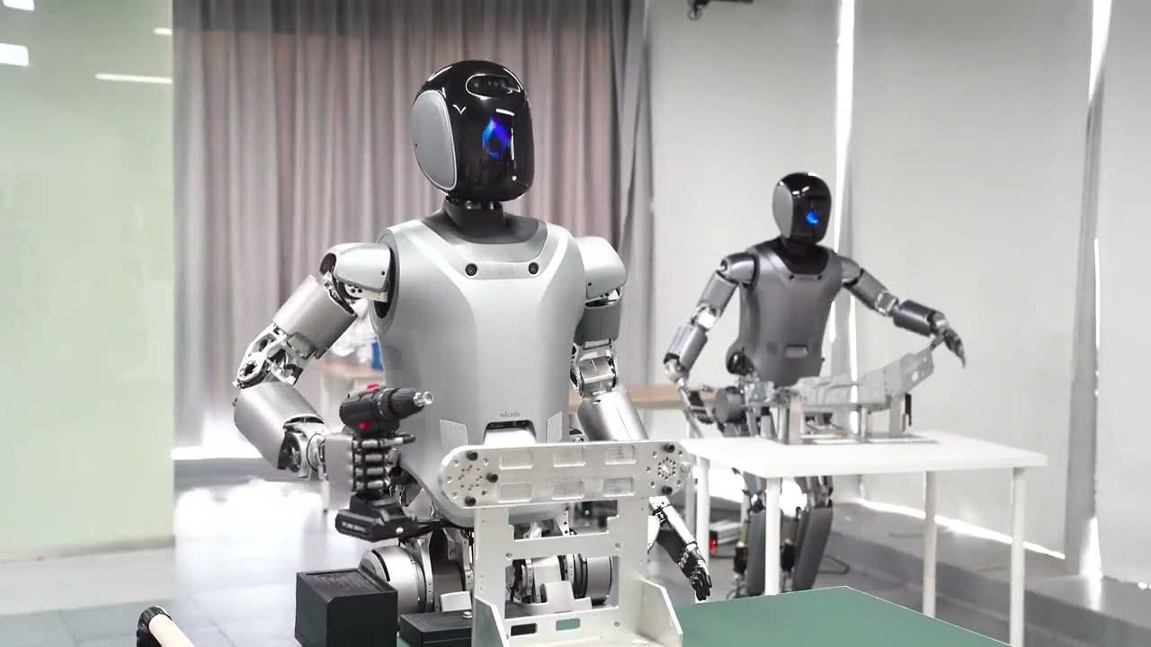 Robot using a camera for computer vision